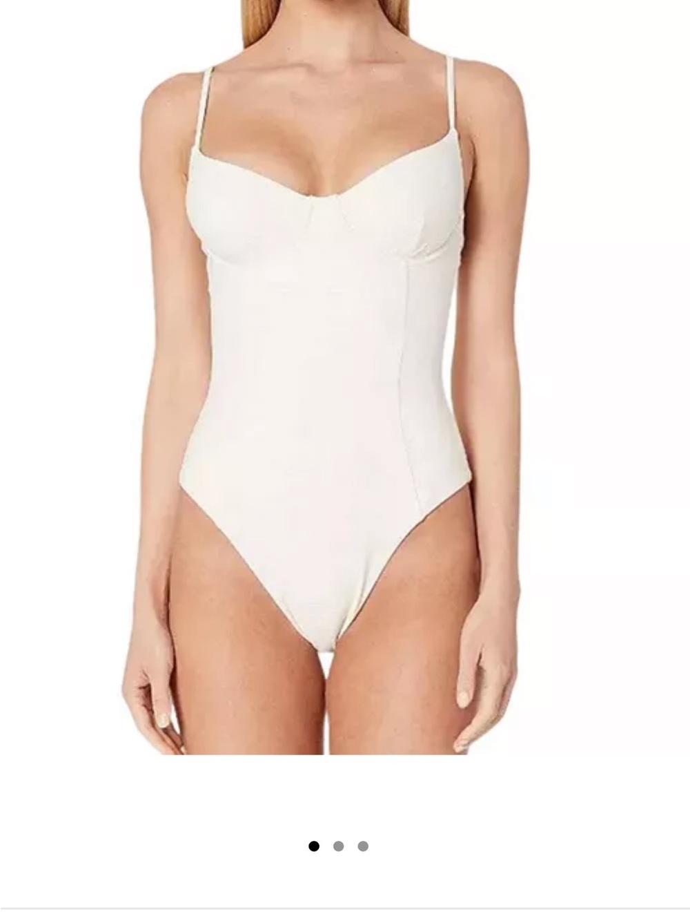 Onia Chelsea One-Piece Swimsuit in white